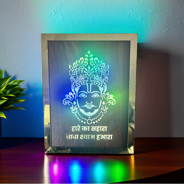 Baba Shyam jI Night Lamp RGB Light Blinking