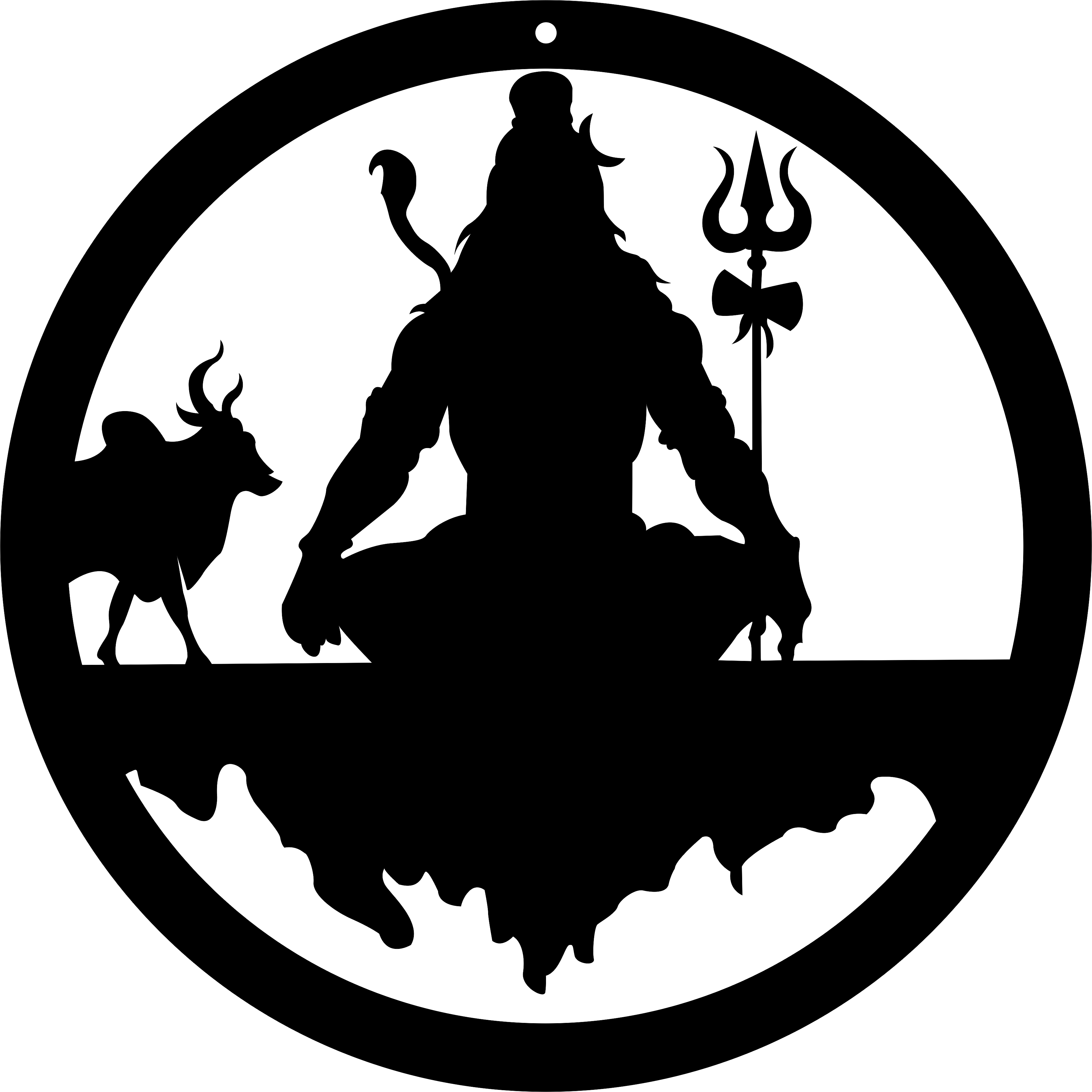 Shiv ji 2 BLACK CUTOUTS