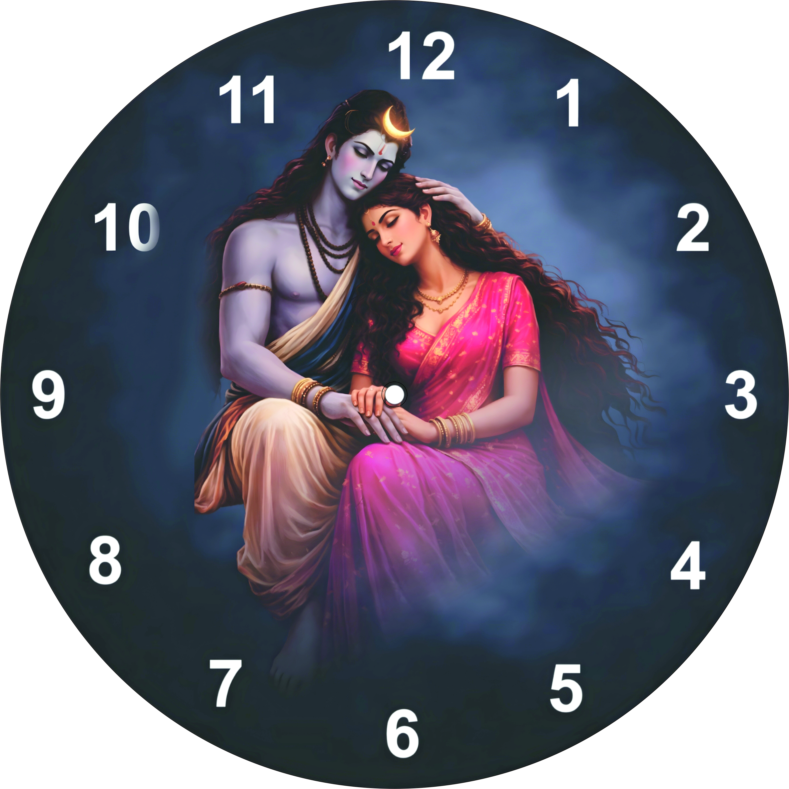 Shiv Ji Circle Wall Clock