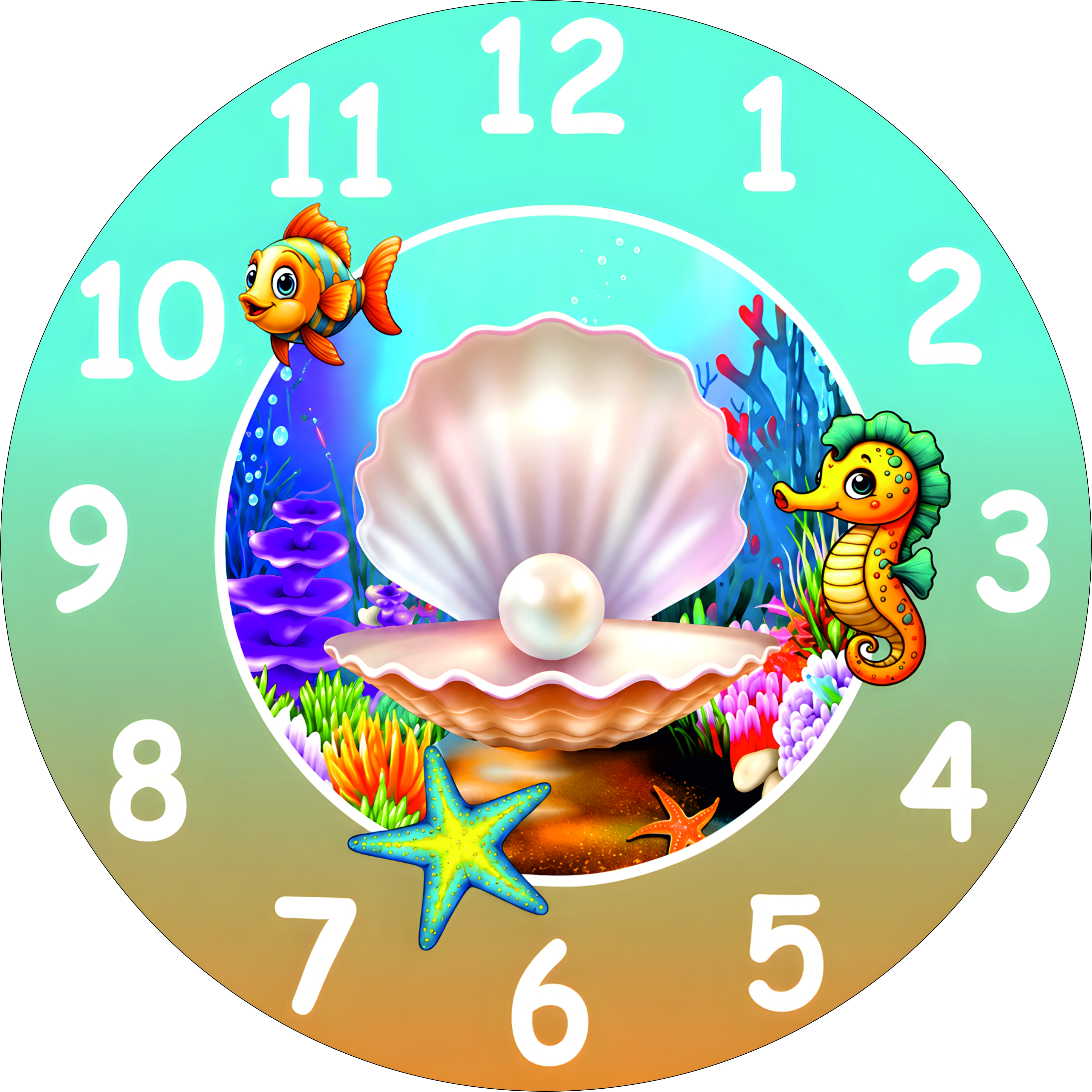 Pearl Circle Wall Clock