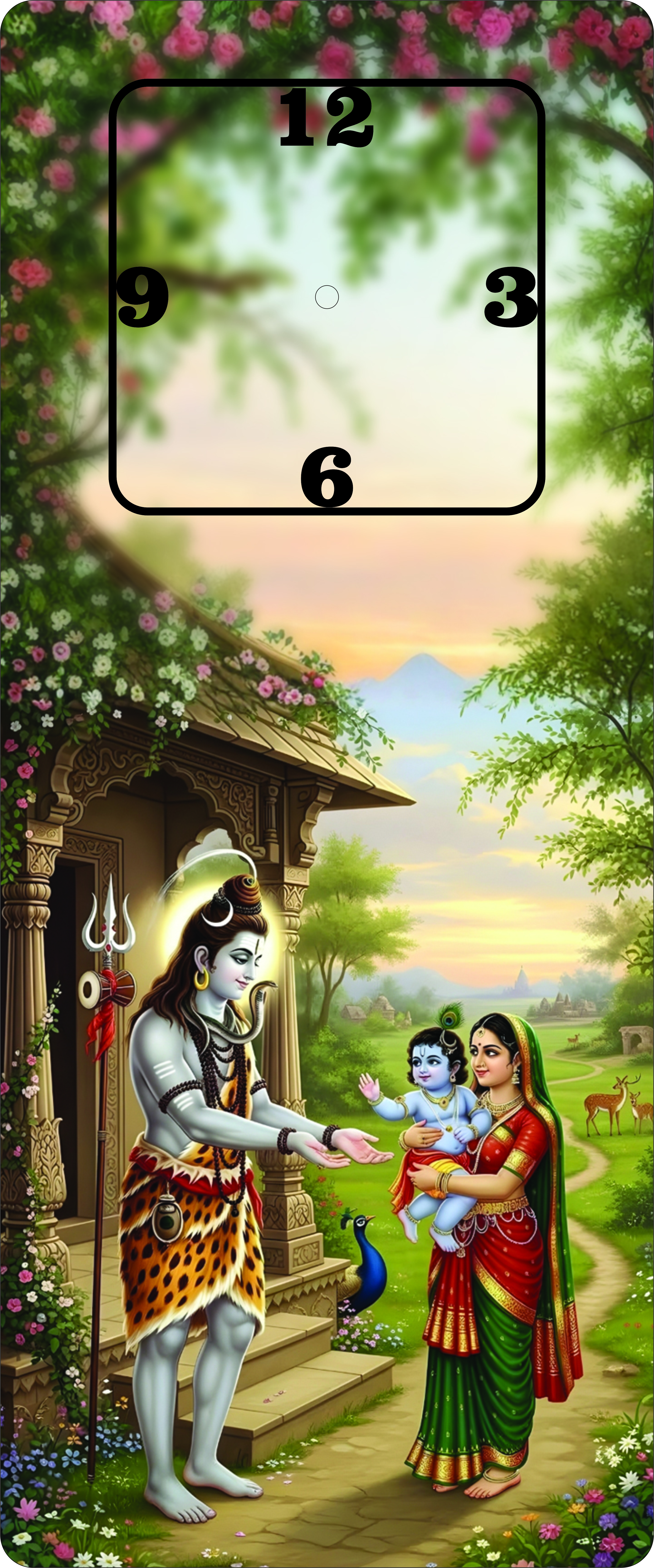 Shiv ji Wall Clock
