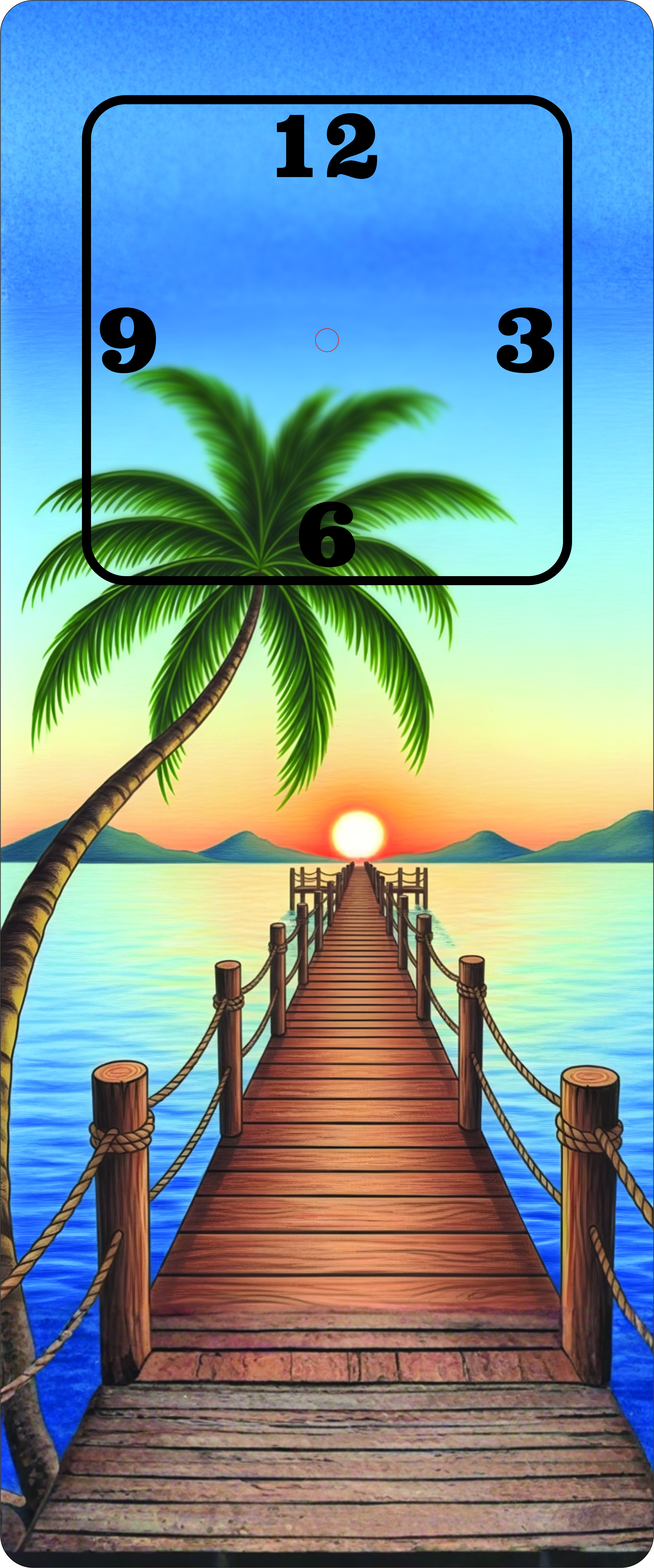 Scenery Wall Clock