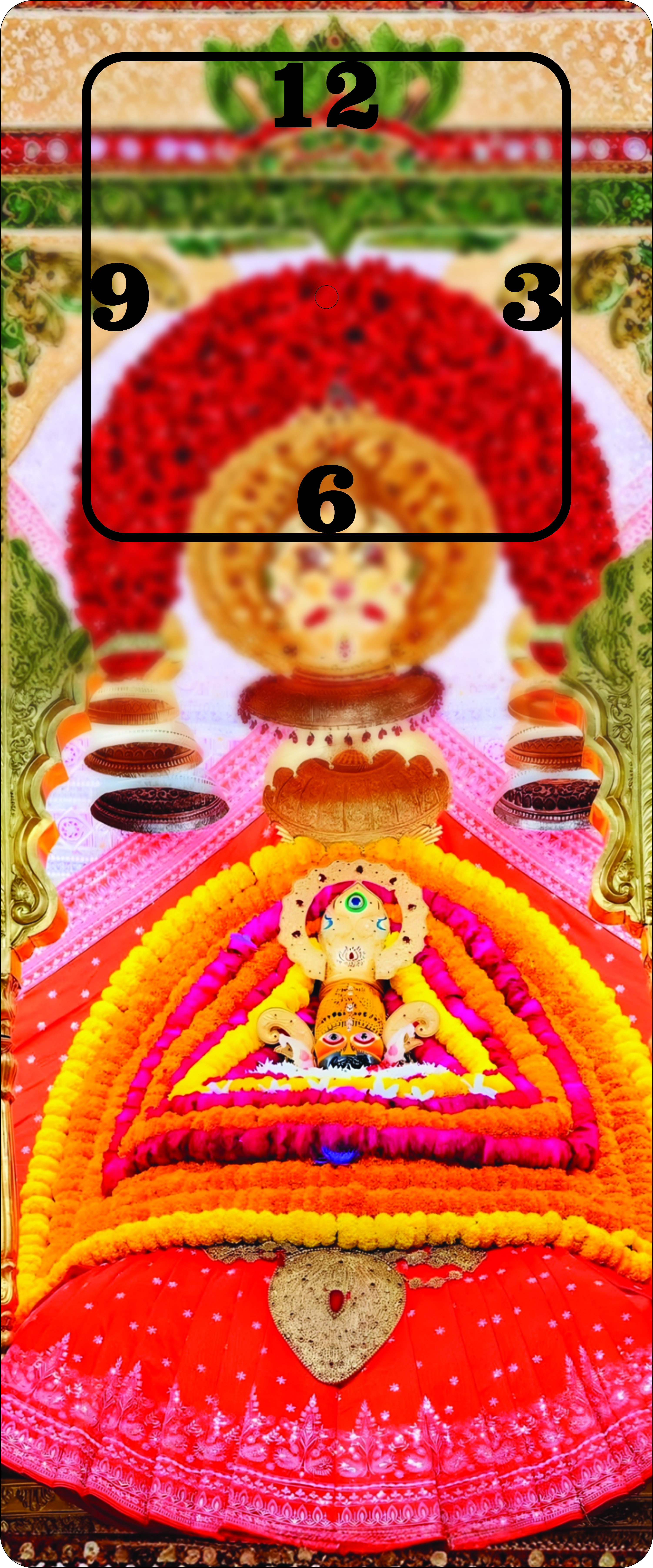 Jain Siddha ji Wall Clock