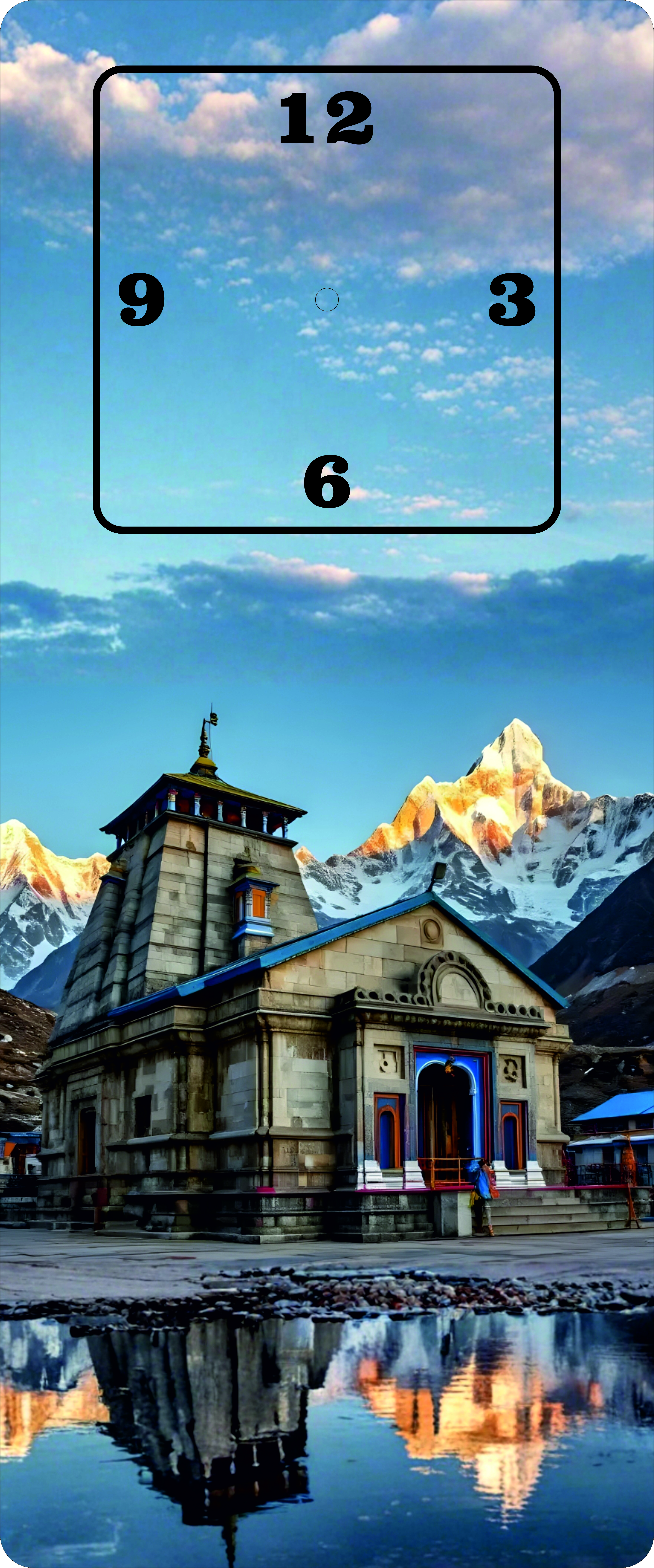 Kedarnath Wall Clock