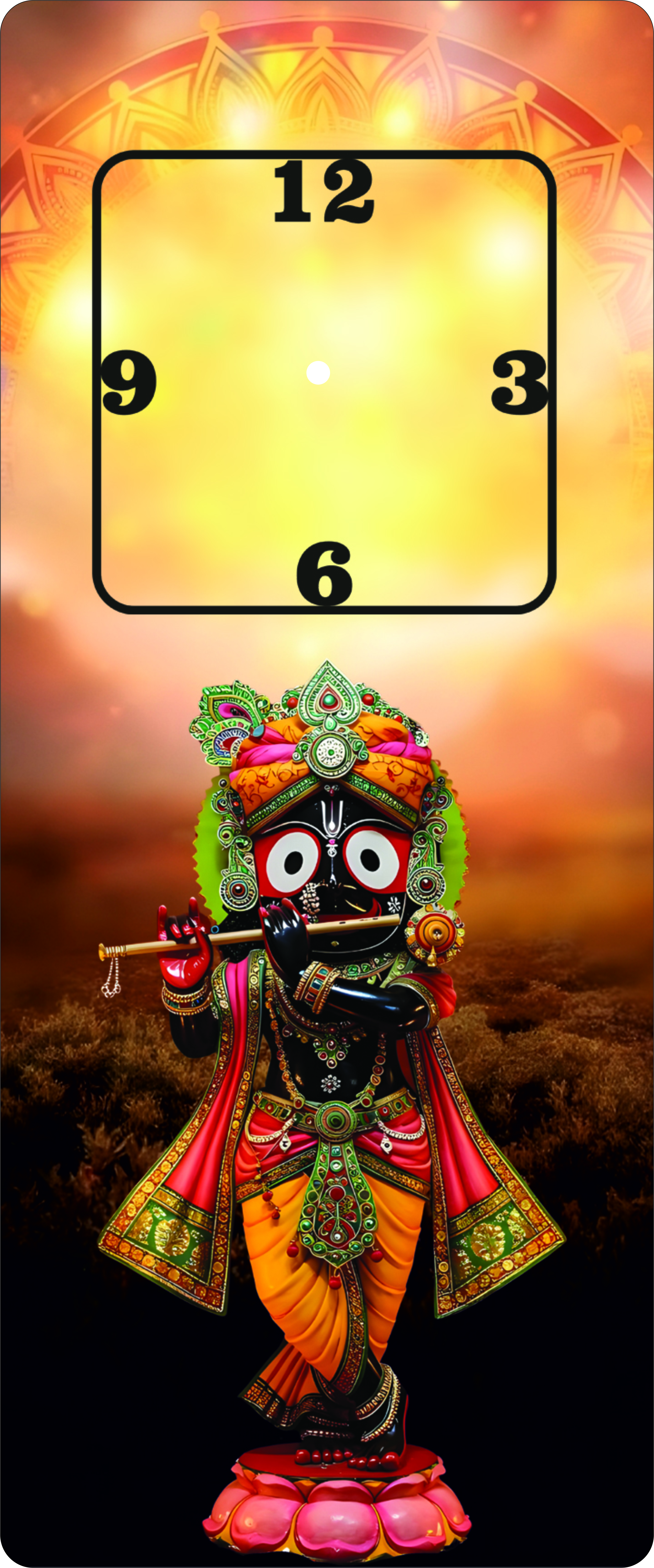 Jagannath ji Wall Clock