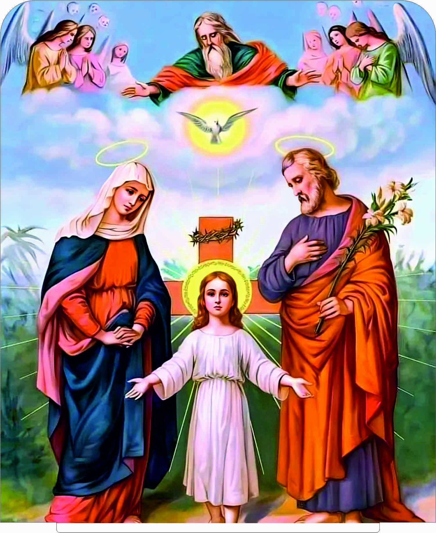 jesus family 2 5x6 inch