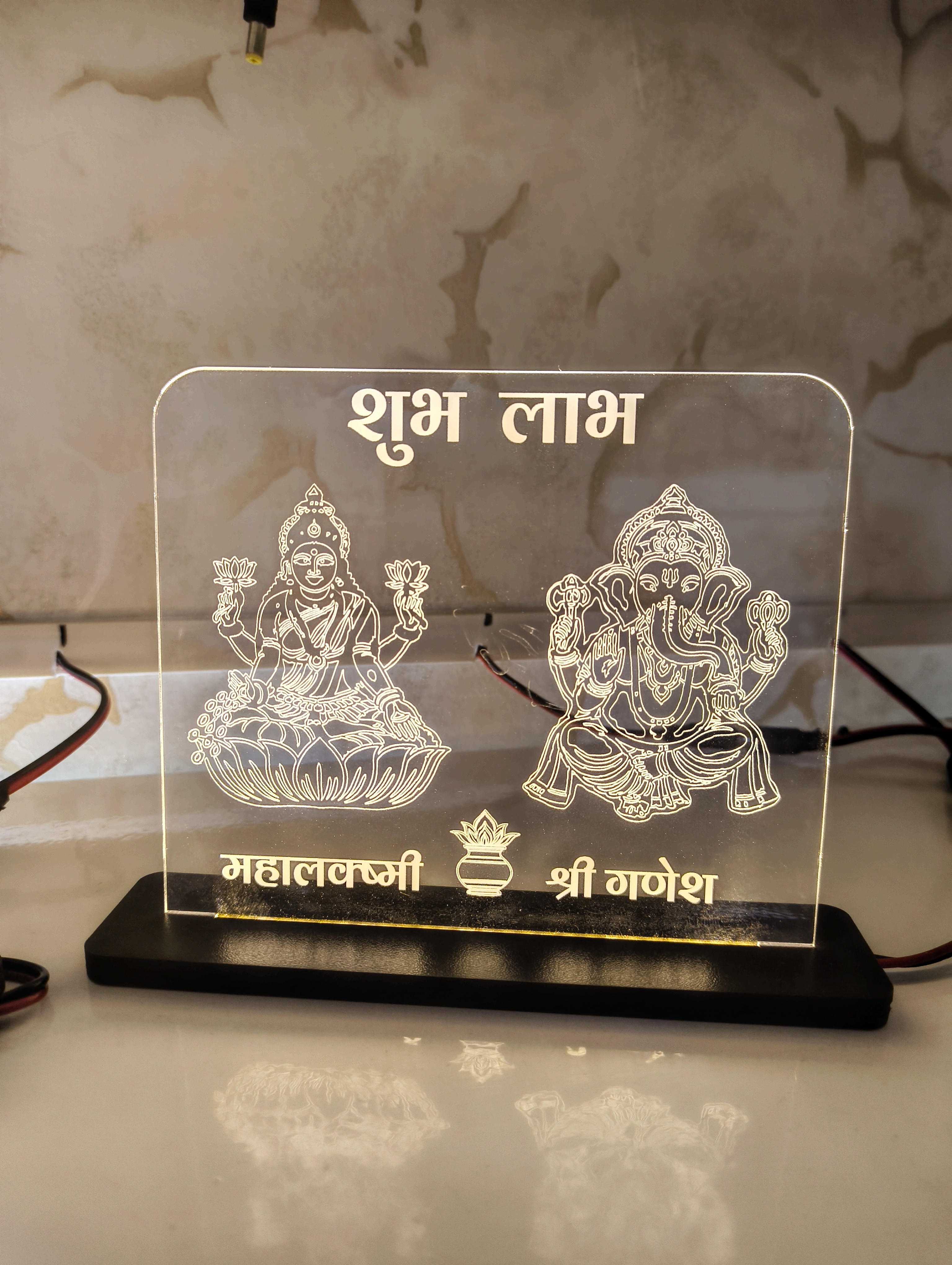 Mahalakshmi Ganesh ji 5x6 inch