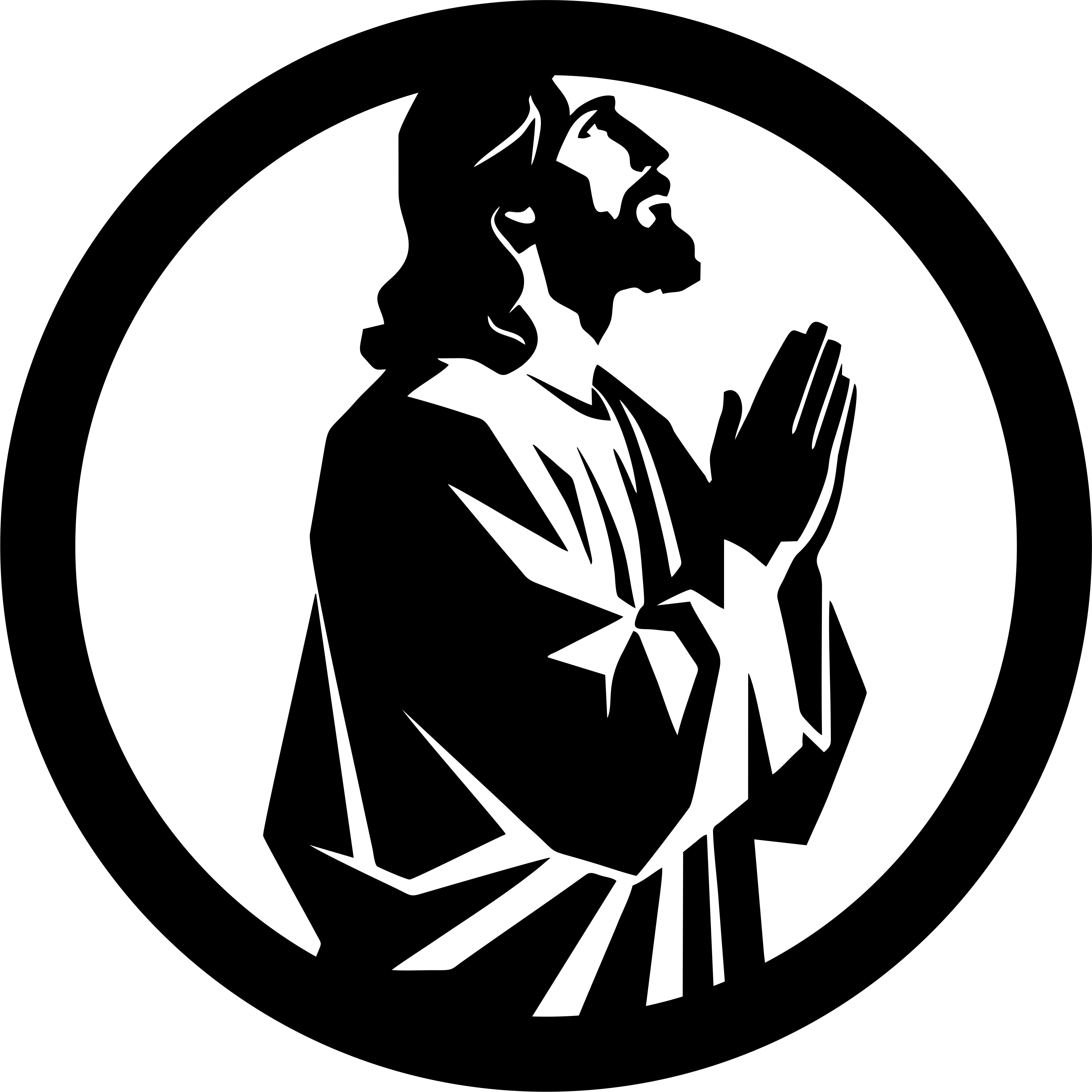 Jesus Black Cutout