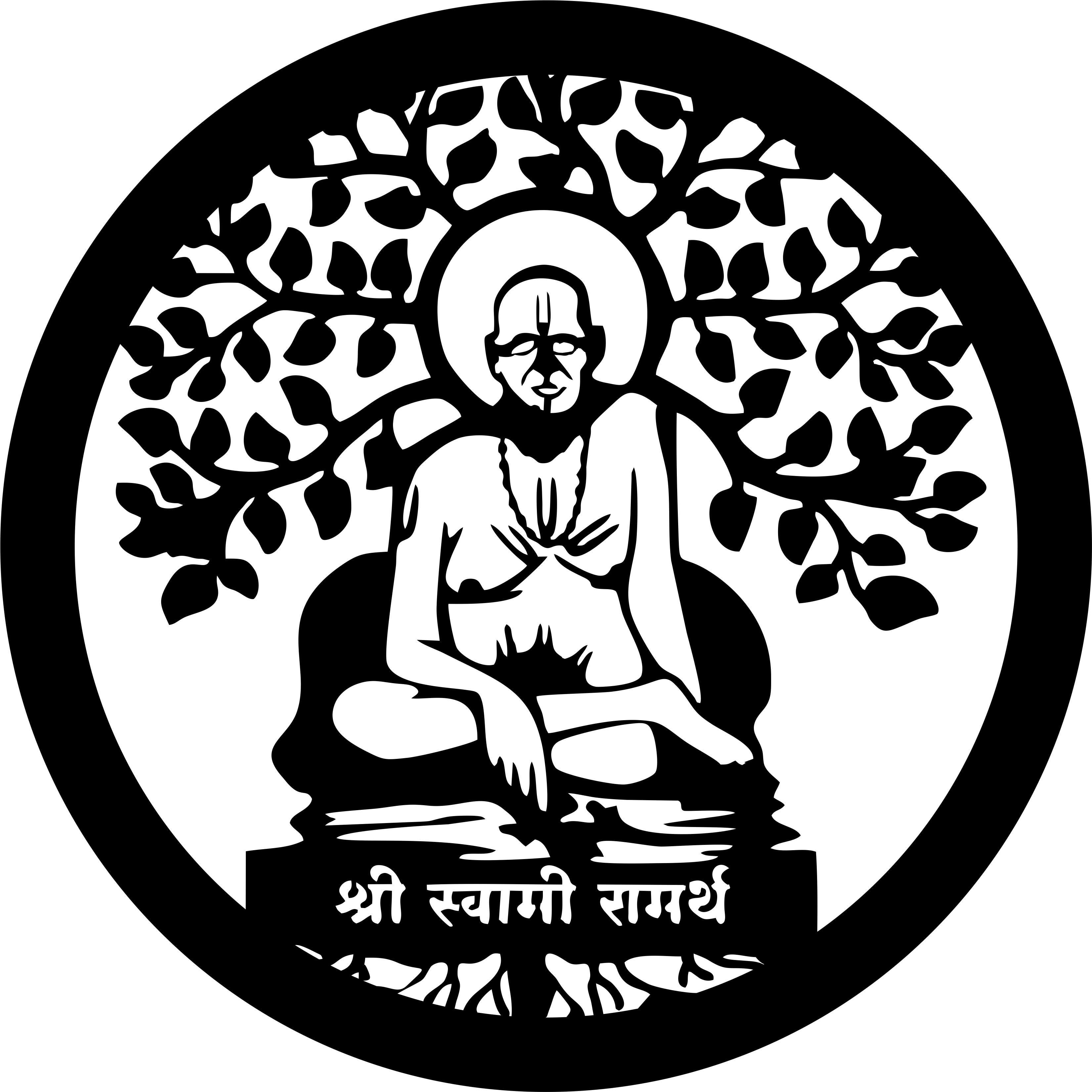 Shri Swami  Smarath Black Cutout