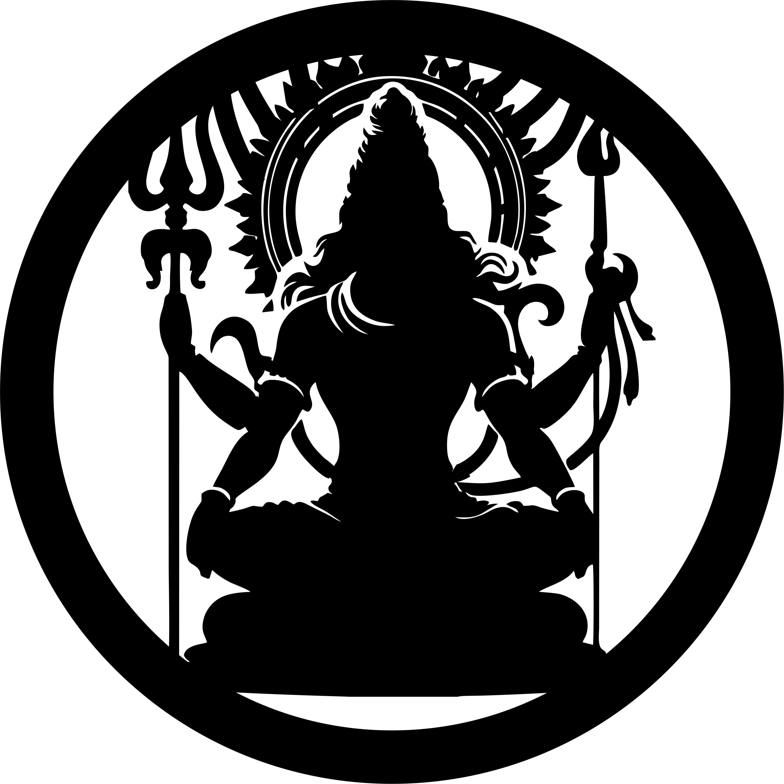 Shiv ji Black Cutout