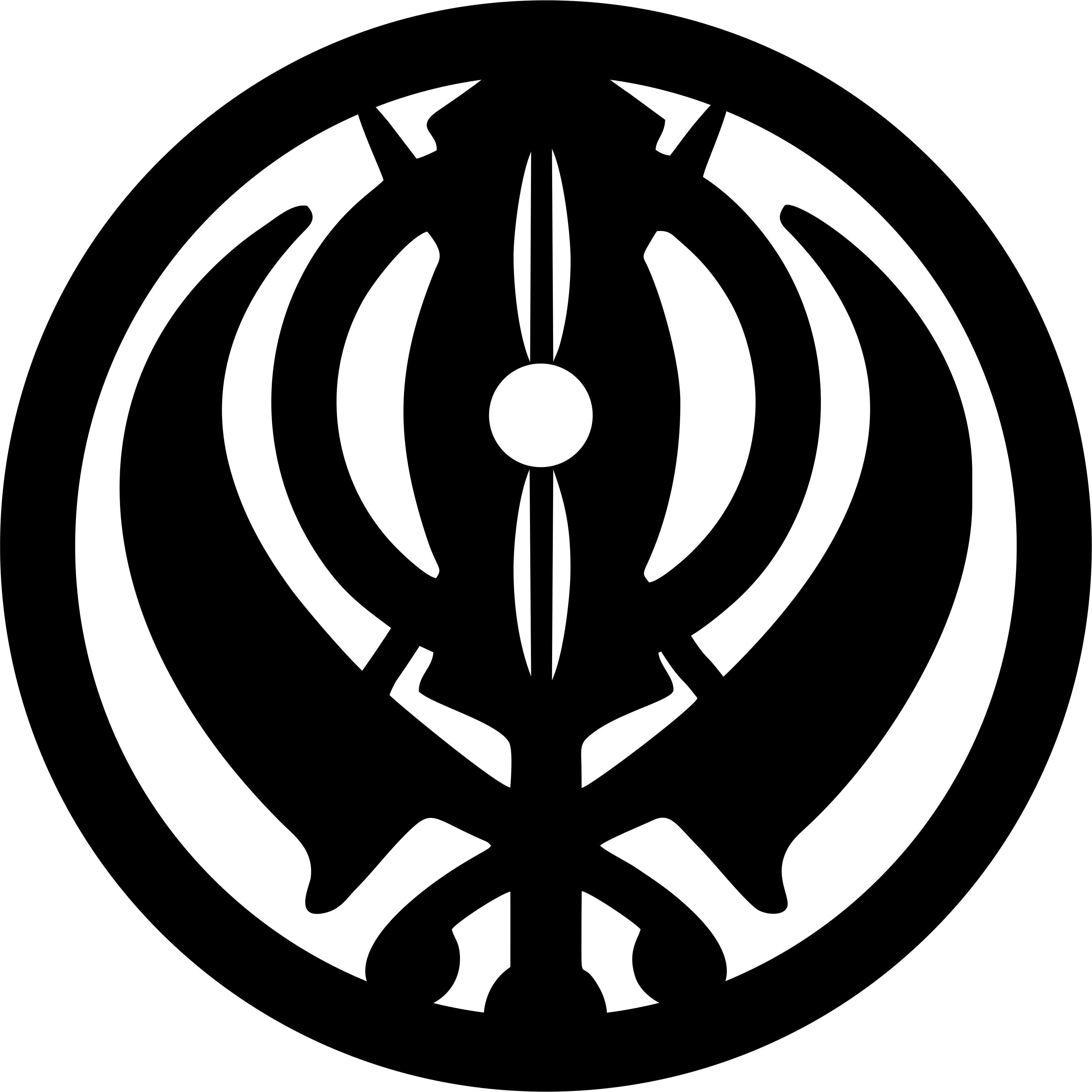 Khanda Black Cutout