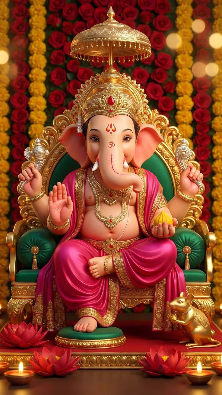 Ganesh ji 8 8x14 inch