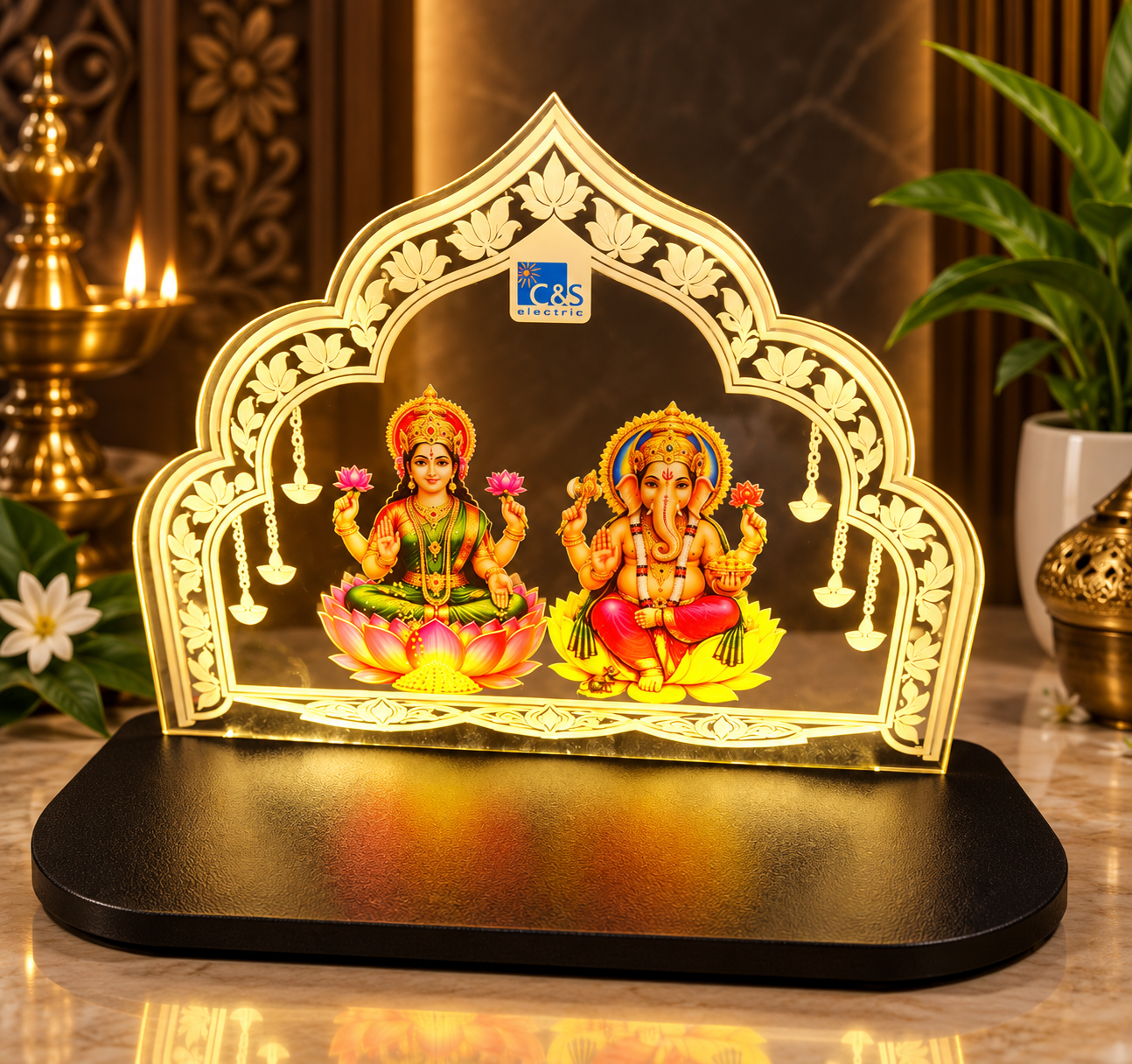 Ganesh lakshmi ji 5x6 inch