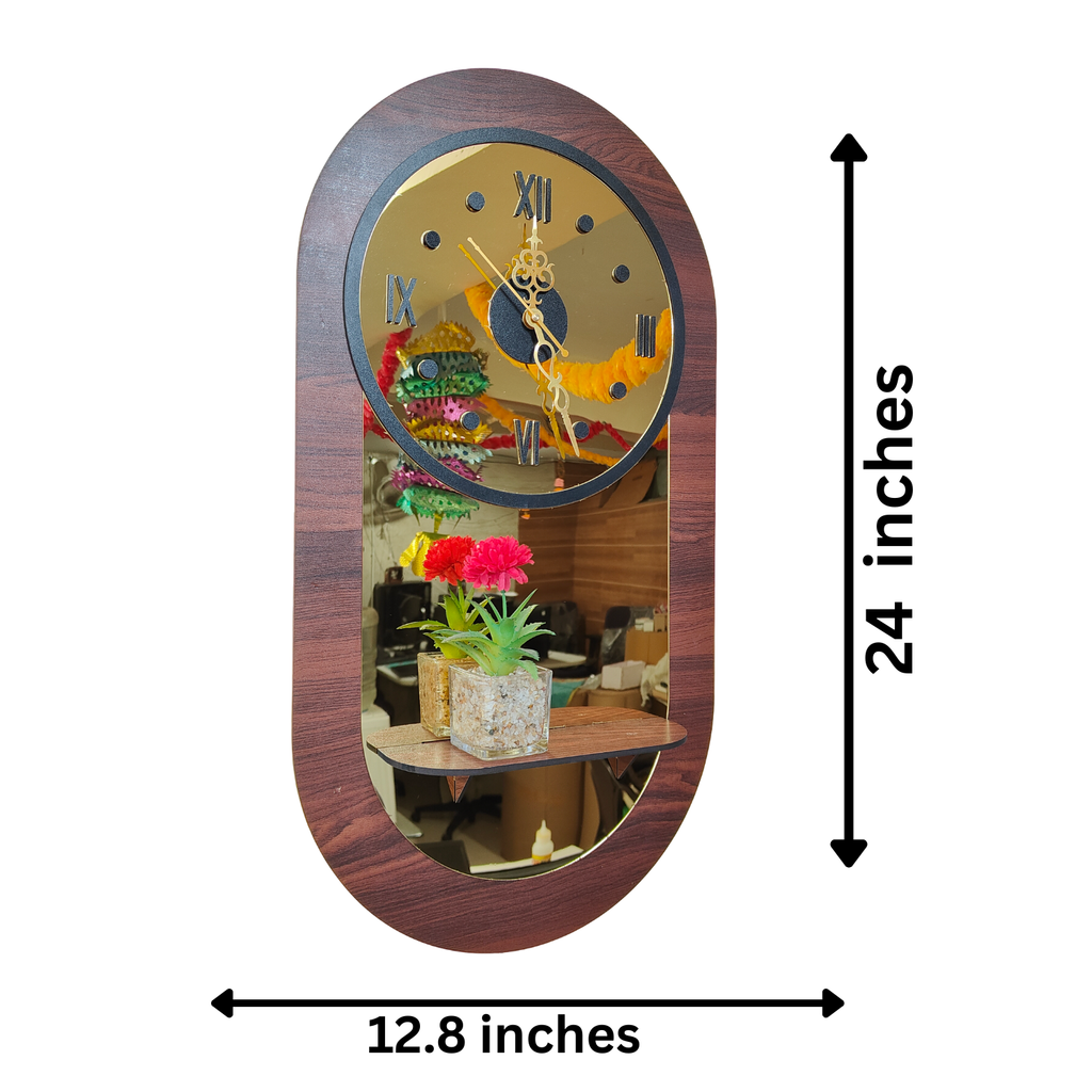 golden wall clock