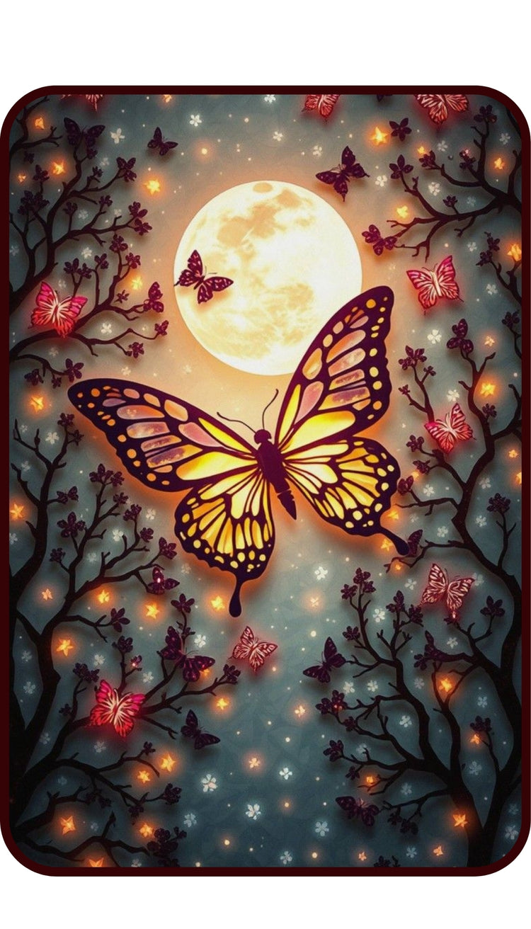 Butterfly Wall Frame With Light And Remote
