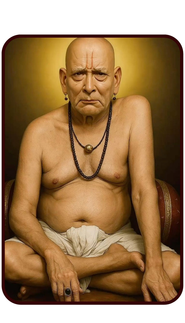 Swami Samarth Wall Frame With Light