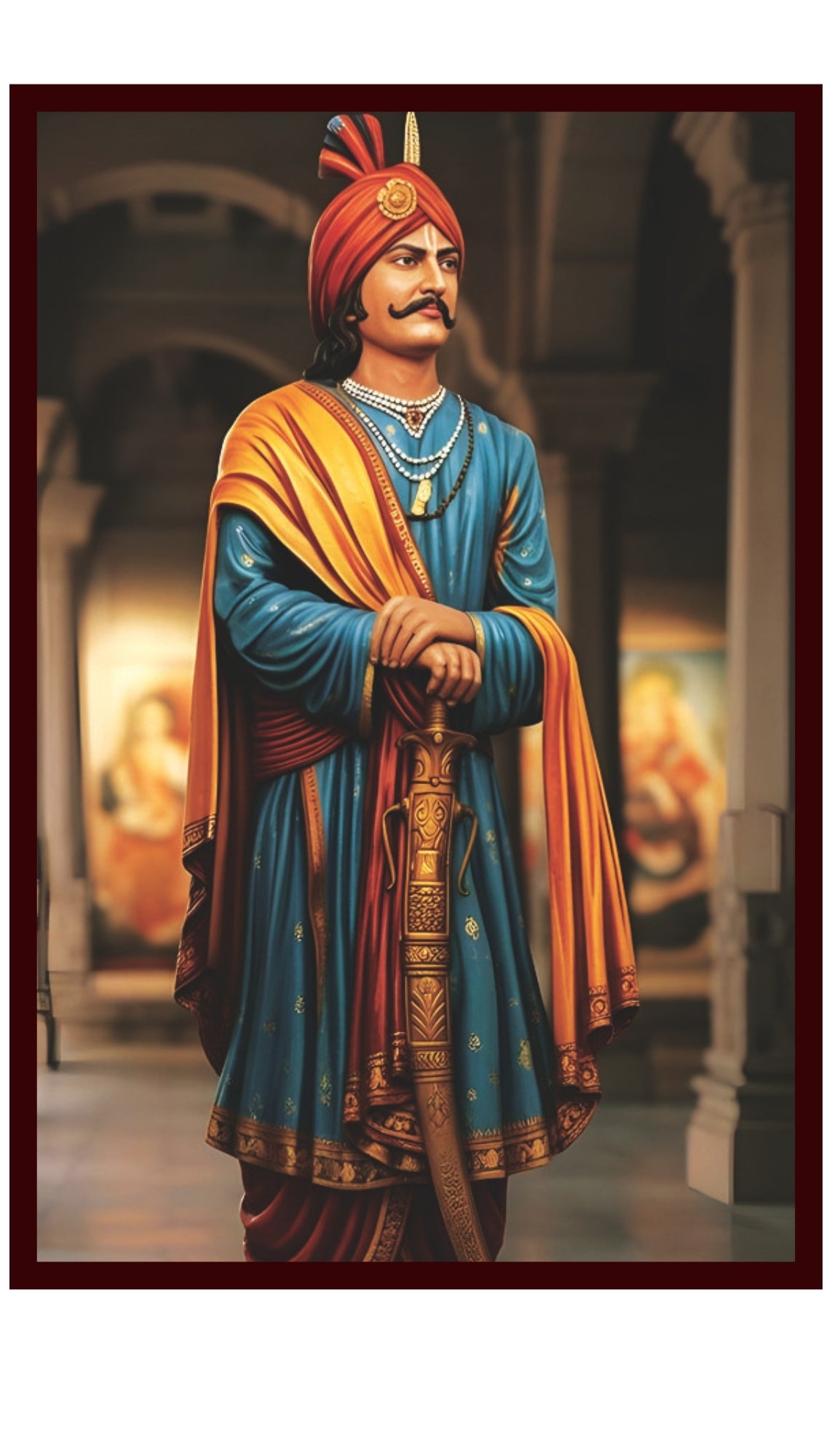 Mihirbhoj Acrylic Wall Frame With Light