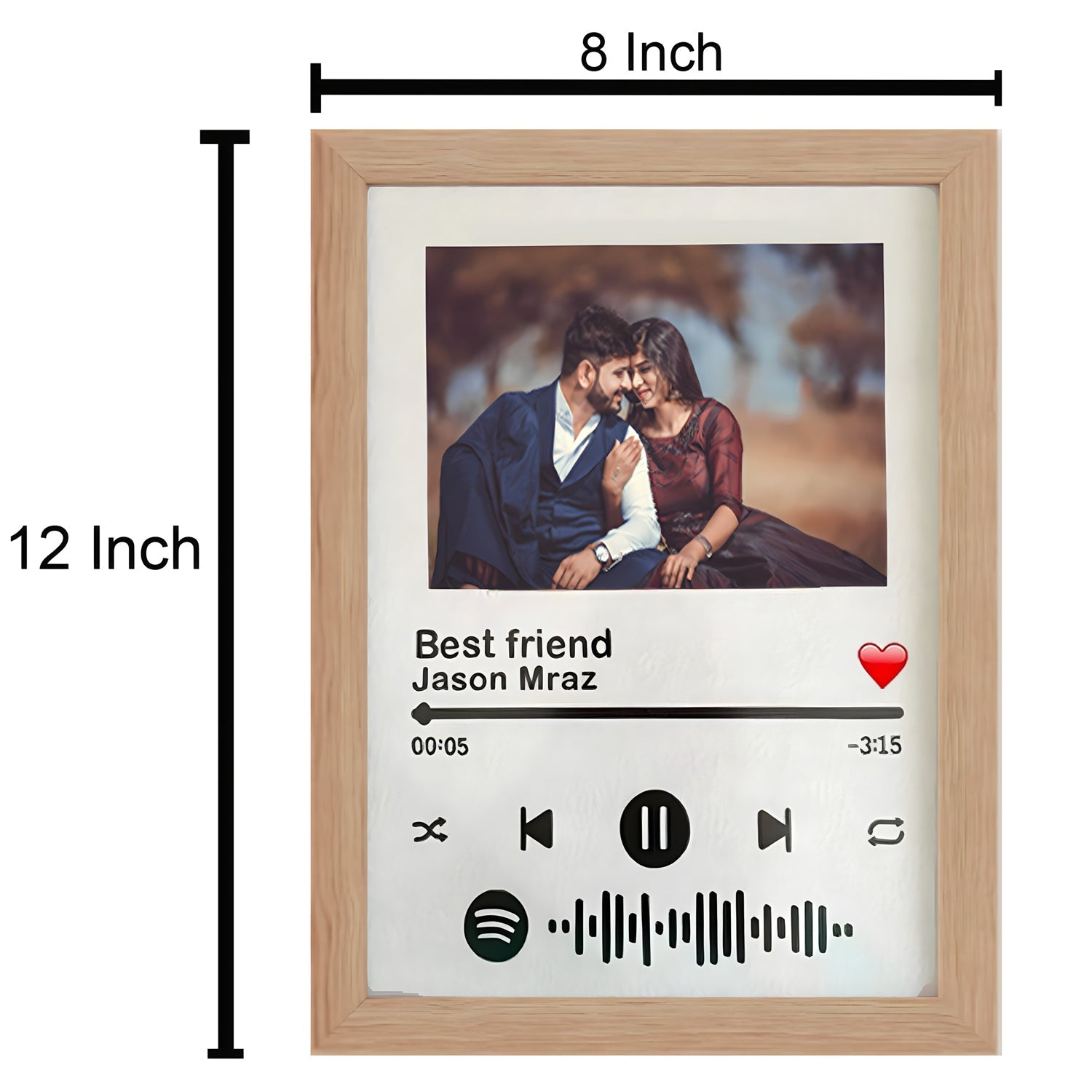 Personalized Spotify Song Picture Frame