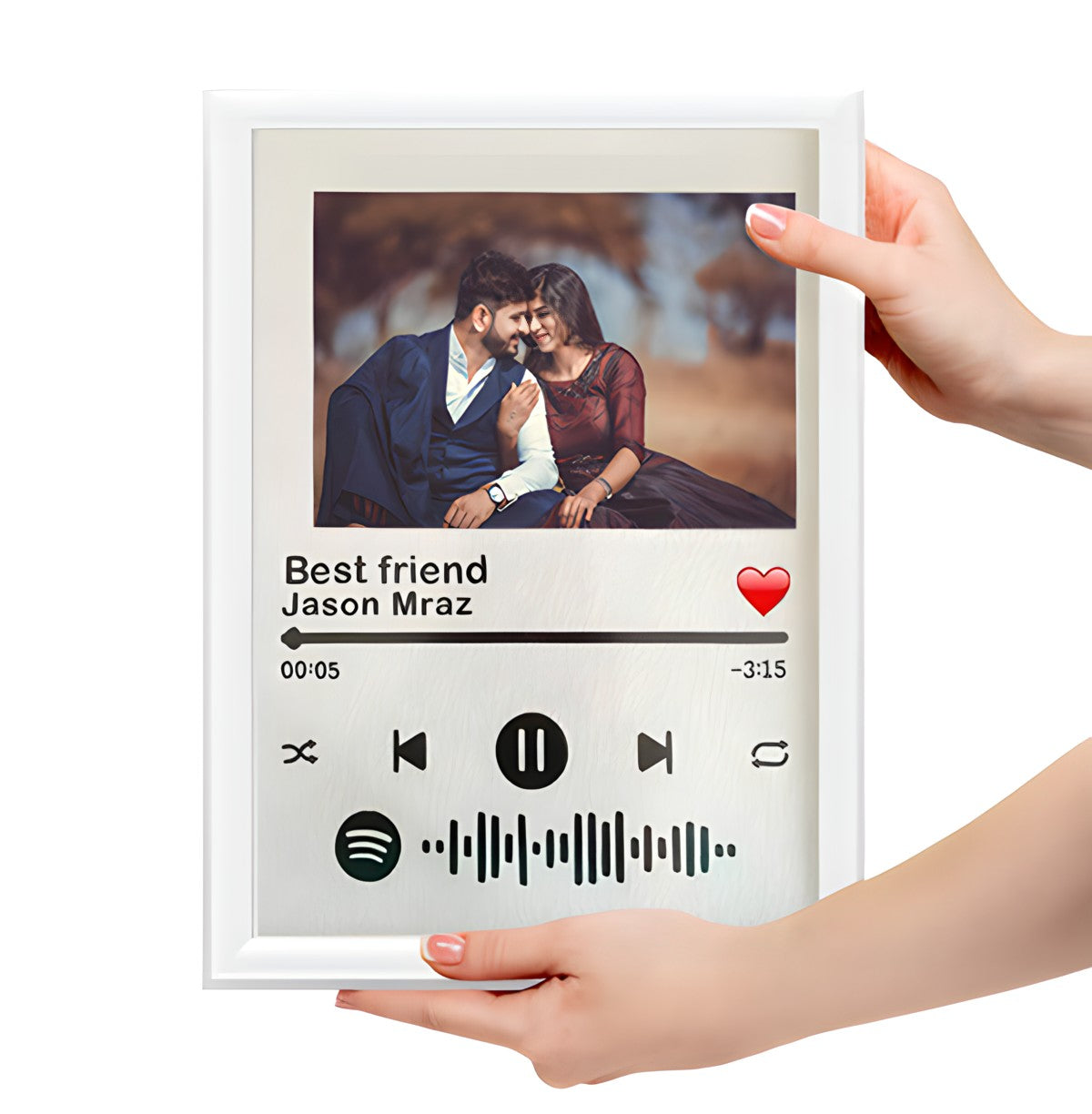 Customized Spotify Glass Frame