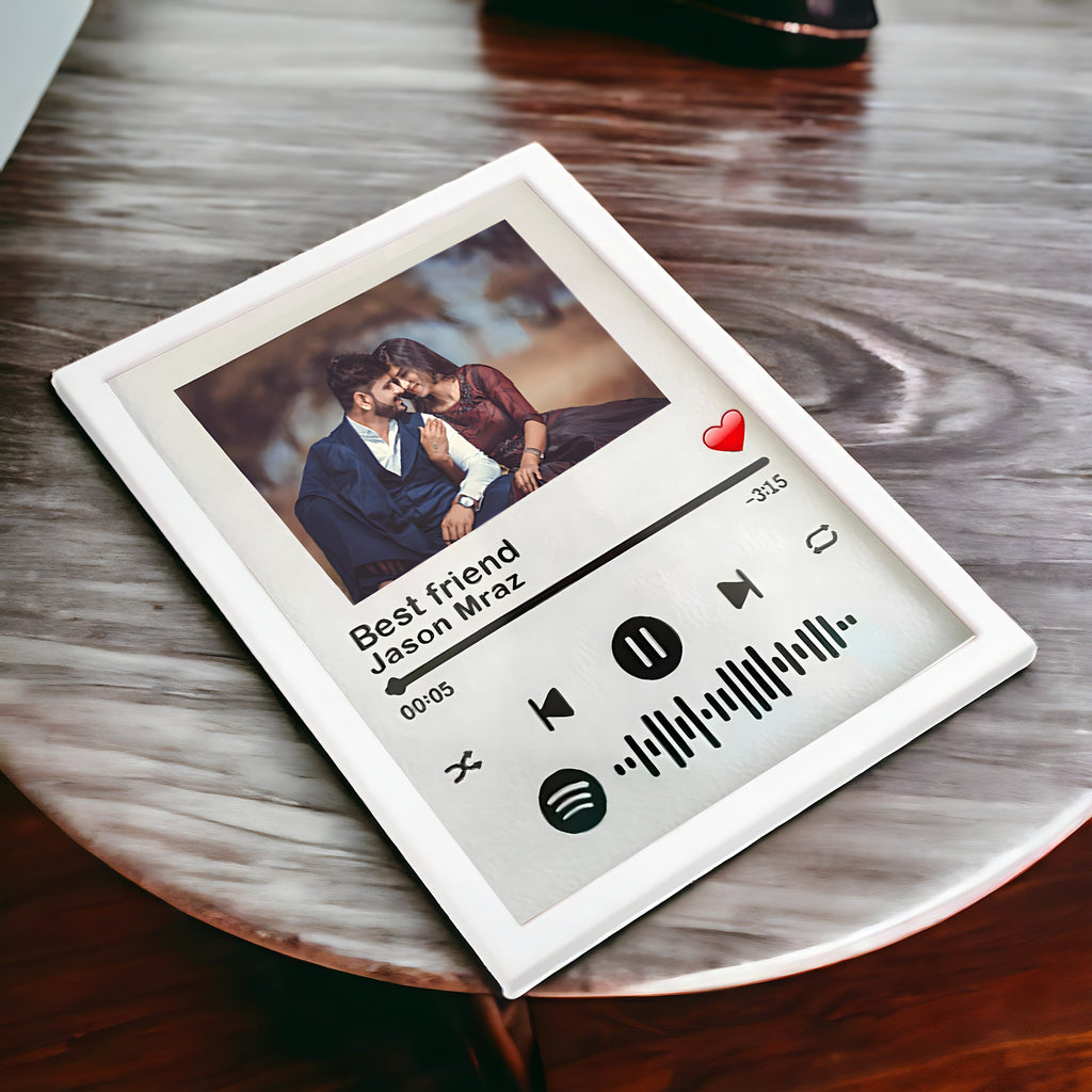 Customized Spotify Glass Frame