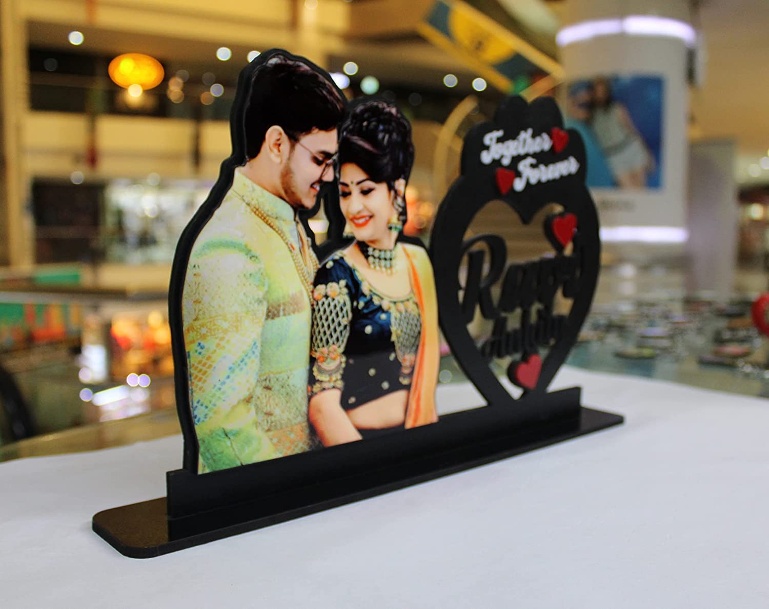 Personalized Gift MDF Cutout Photo Frame Standee Customized Gift with Your Photos | Unique Gift for Anyone Birthday | Anniversary