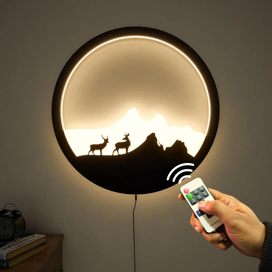 led wall light Backlit Designer wall art