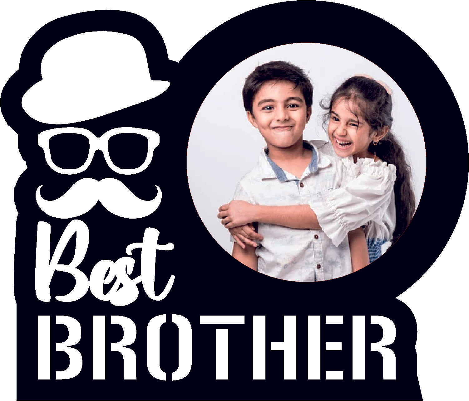 Best Brother ( Black & Red Acrylic)