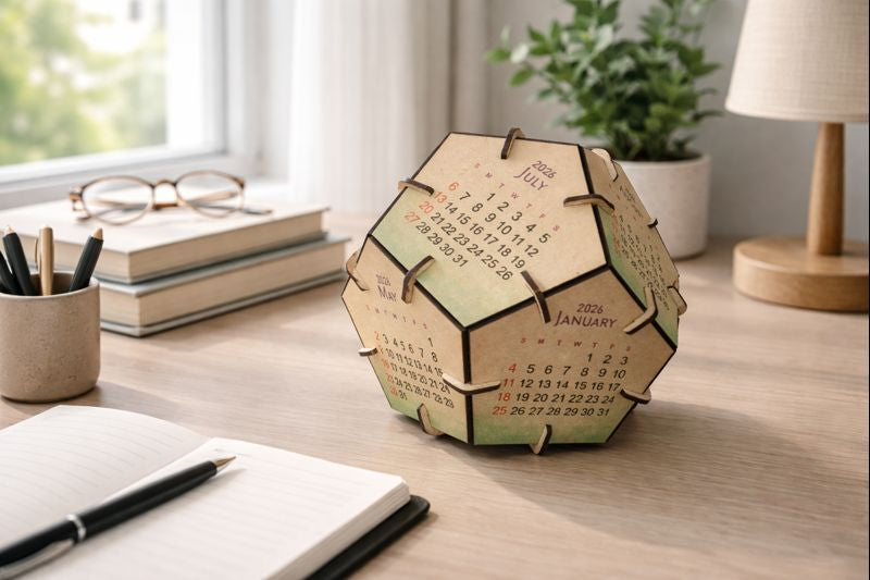 Football desk calendar