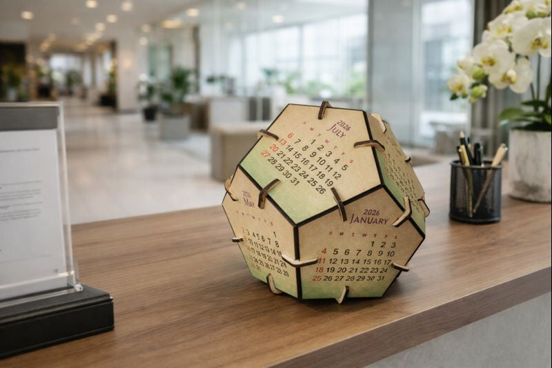 Football desk calendar