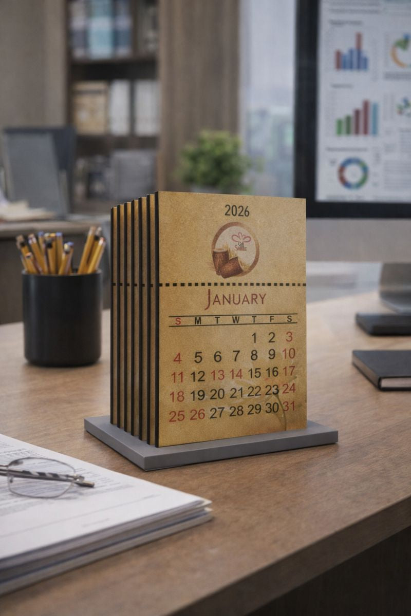 Office Desk Flip Calendar