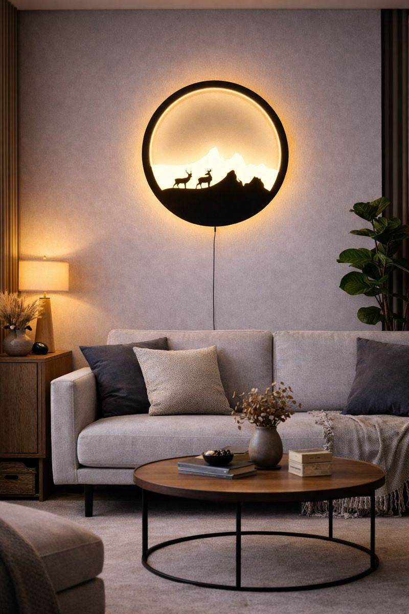 led wall light Backlit Designer wall art