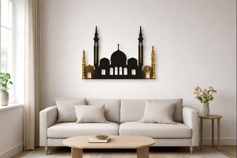 Illuminated Mosque Backlit Wall Art