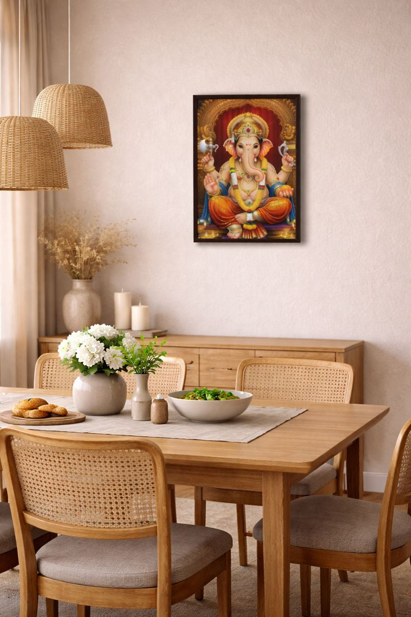 Ganpati Bappa Divine Light Frame