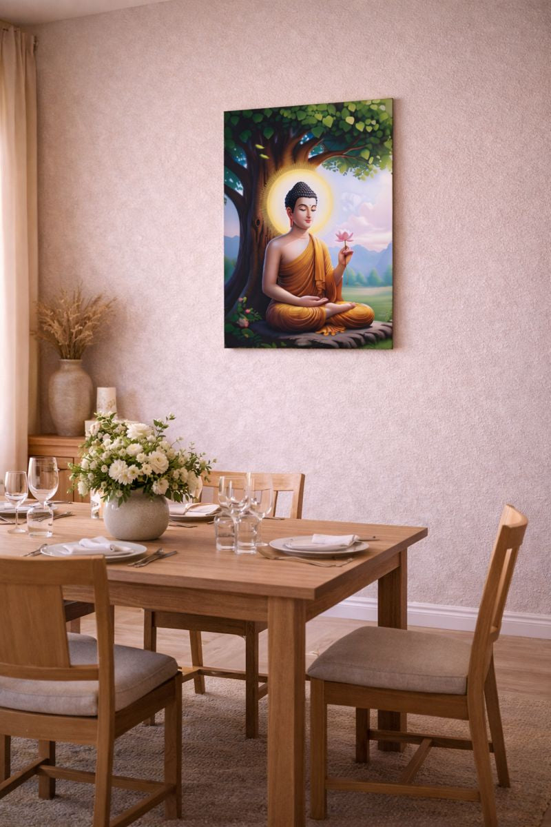 Lord Buddha Illuminated Frame