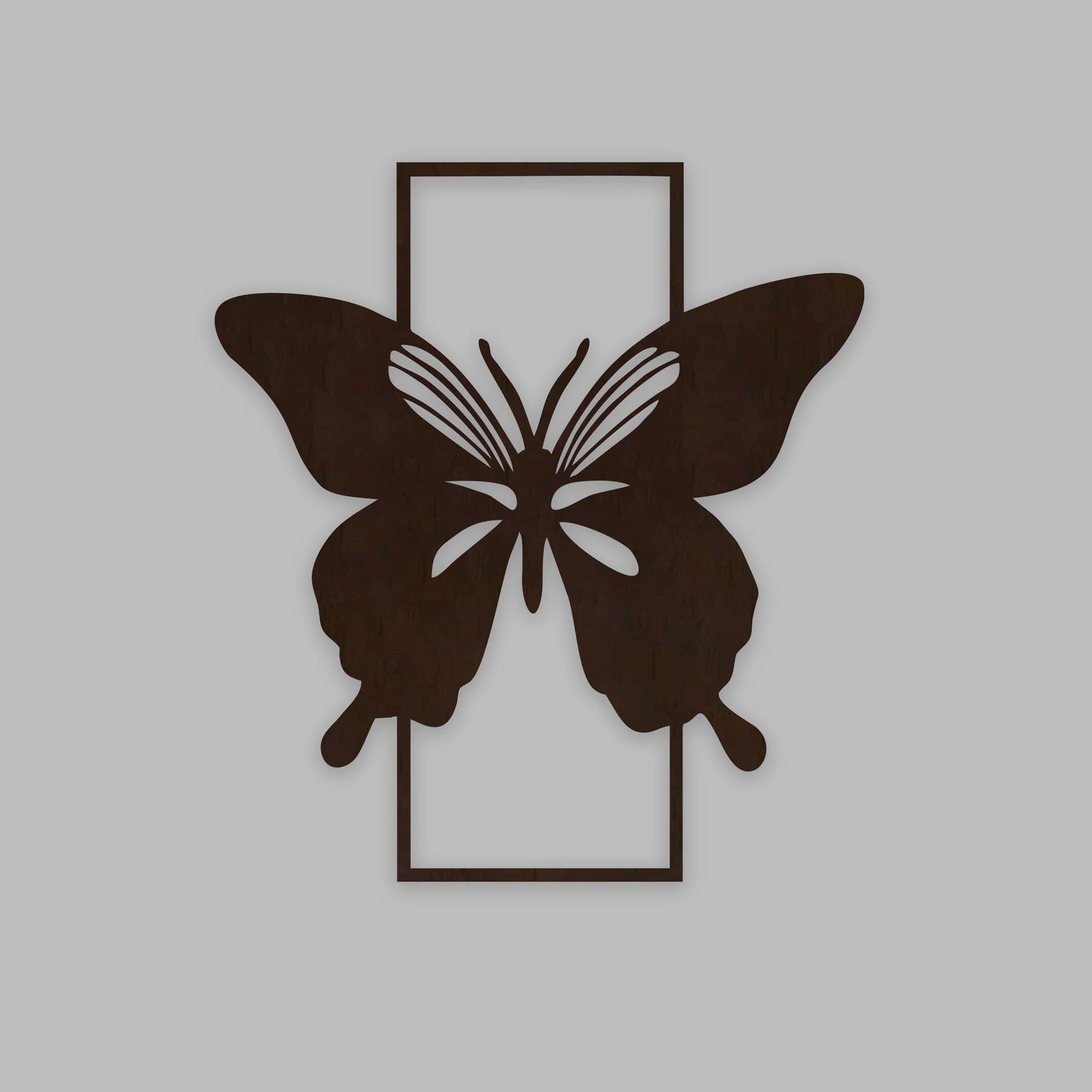 Modern Butterfly Art Backlit Wooden Wall Decor with LED Night Light With Remote