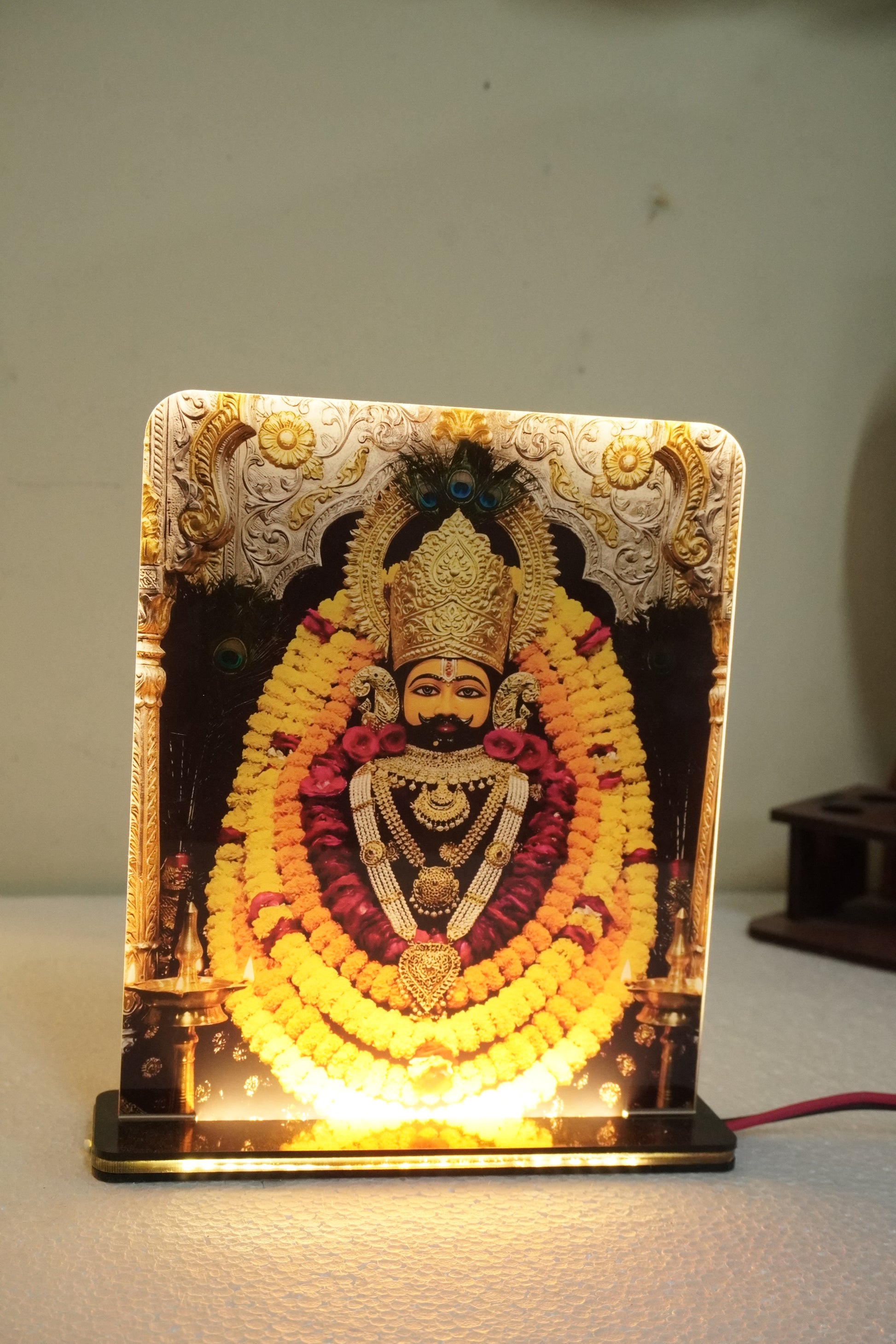 Clear Acrylic UV Printed LED Light Lamp | Custom Design Decor
