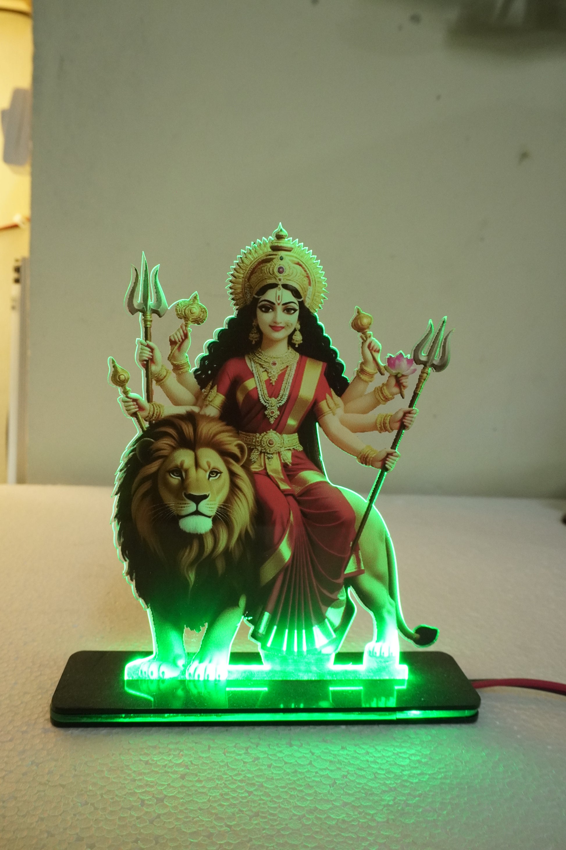 Clear Acrylic UV Printed LED Light Lamp | Custom Design Decor