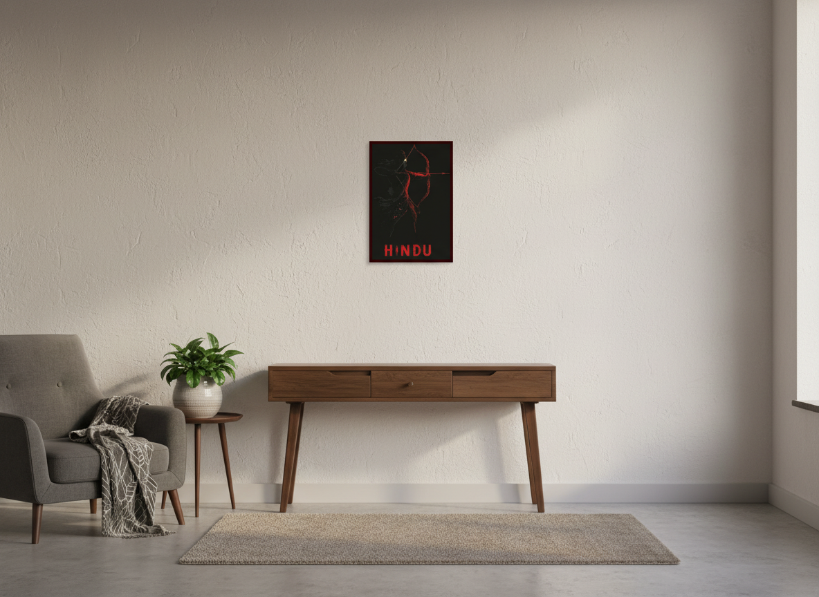 Hindu Acrylic Wall Frame With Light And Remote