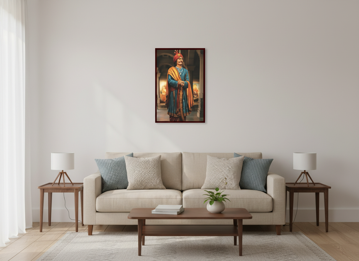 Mihirbhoj Acrylic Wall Frame With Light