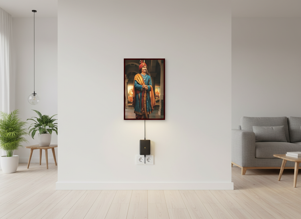 Mihirbhoj Acrylic Wall Frame With Light