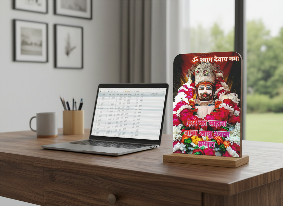 Khatu Shyam Ji Dashboard Frame