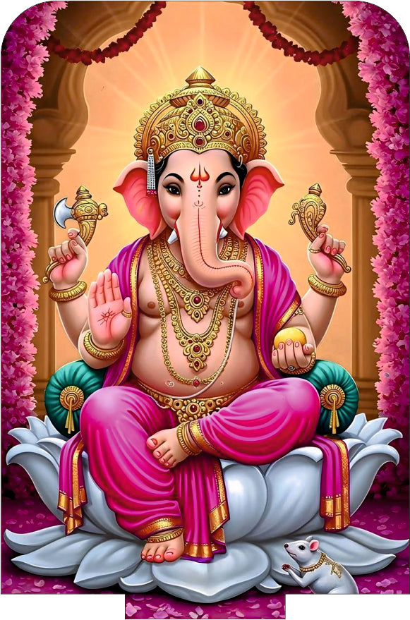 Shri Ganesh Ji Dashboard Frame