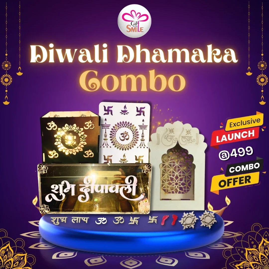✨DIWALI DHAMAKA COMBO GIFT BOX - 10 ITEMS @499 - Gift With Smile