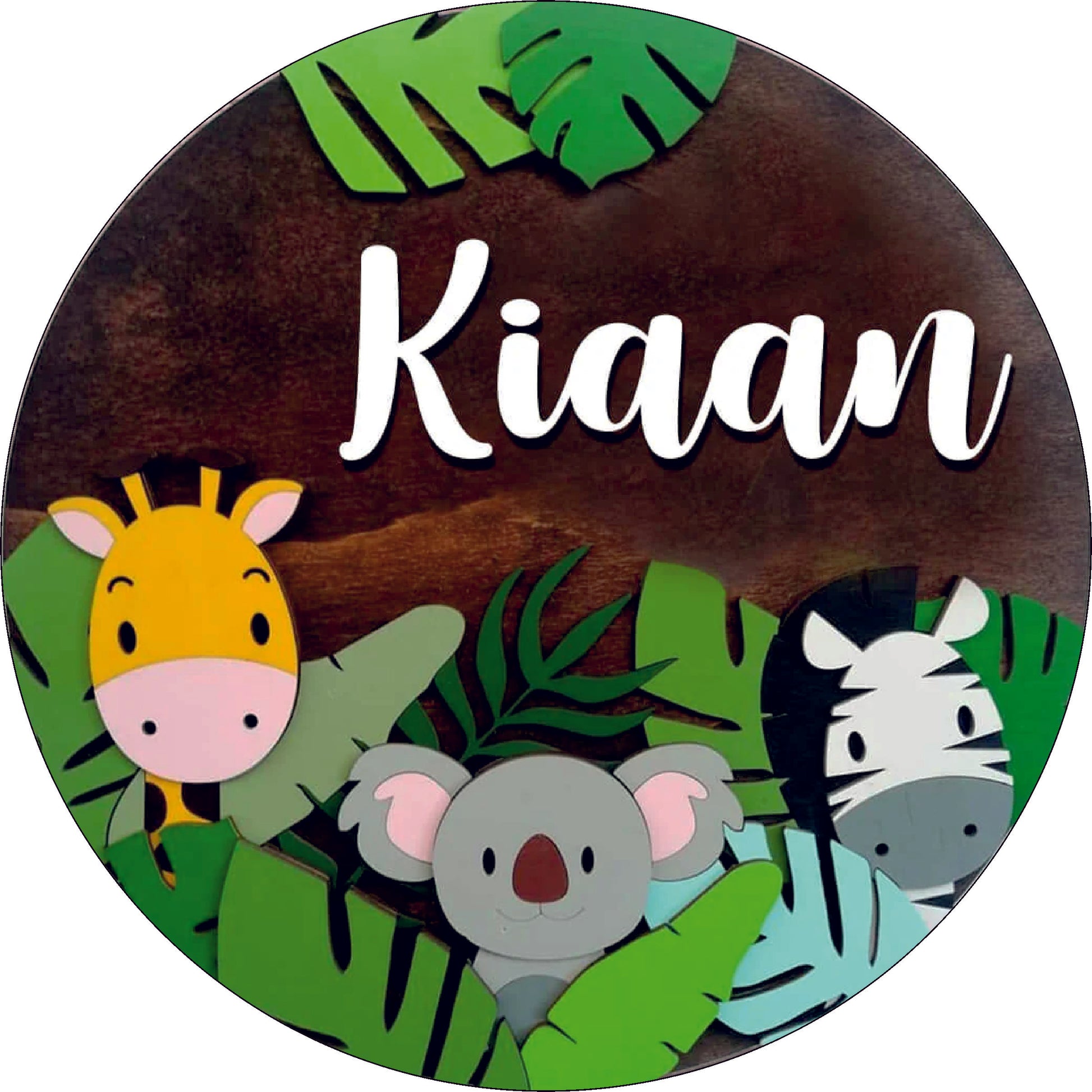 Jungle Theme (Mdf base & Printing)