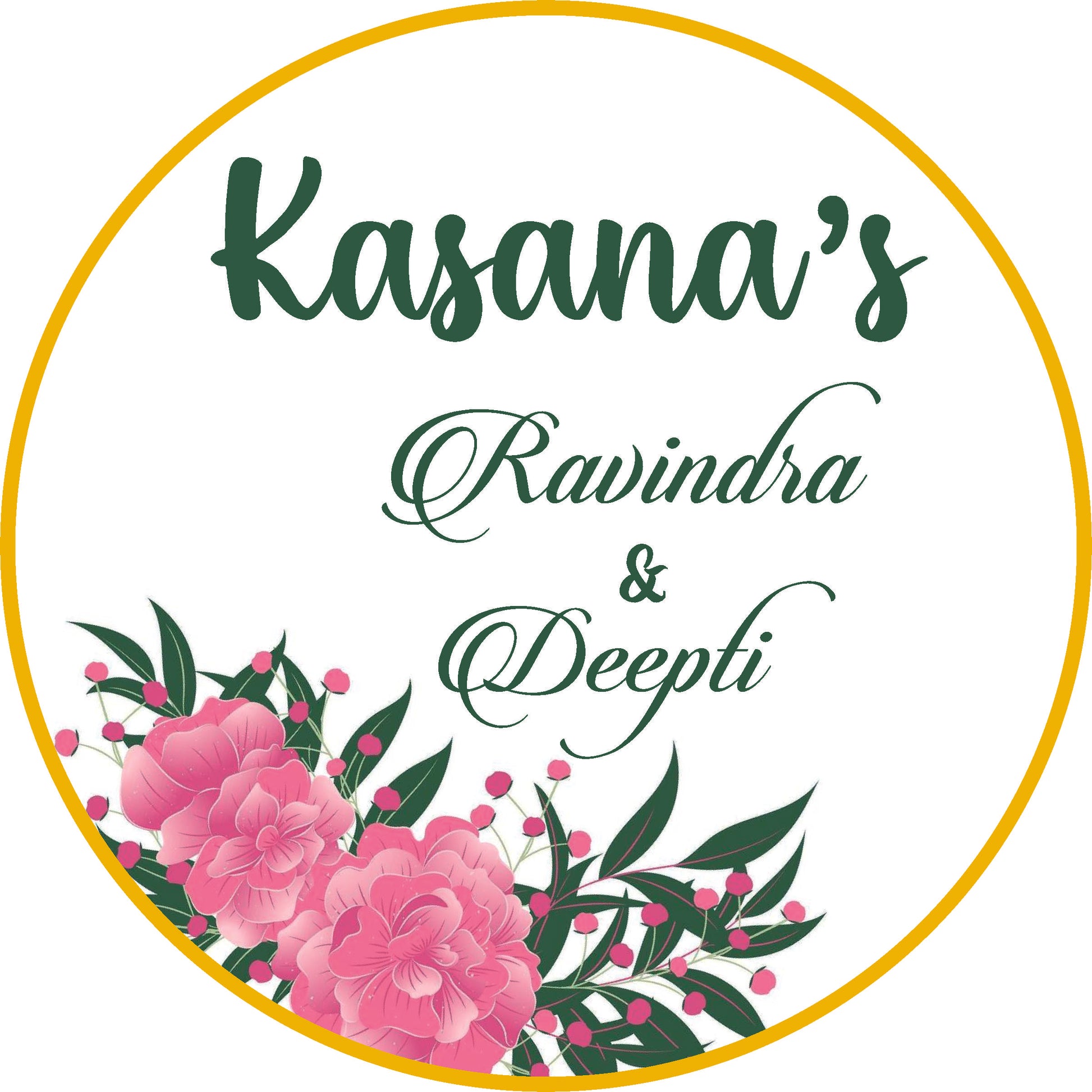 Printing Name Plate (White Acrylic +Printing)