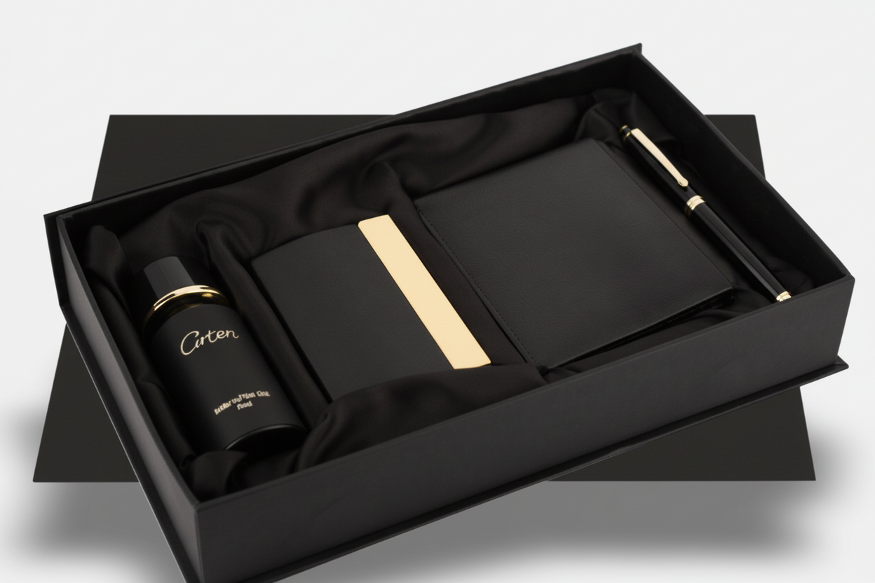 Premium Gift Combo Set – Perfume, Pen, Wallet & Card Holder for Men
