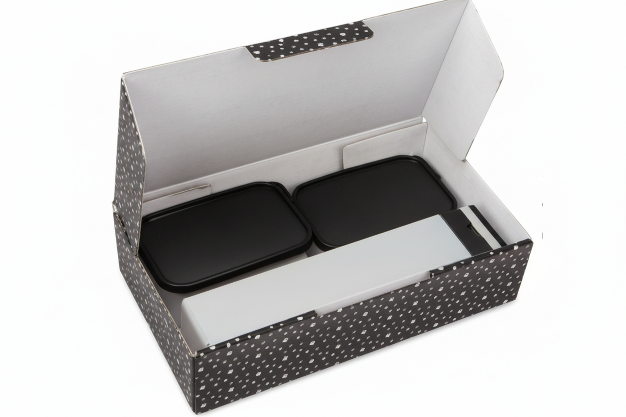 Sip & Stash Duo – 2 Storage Containers (250ml & 500ml) + 1L Water Bottle Set
