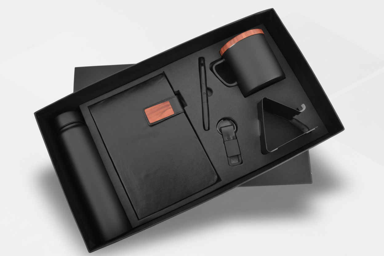 Luxury Office Gift Set – Bottle, Diary, Mug Mobile stand & Accessories Combo