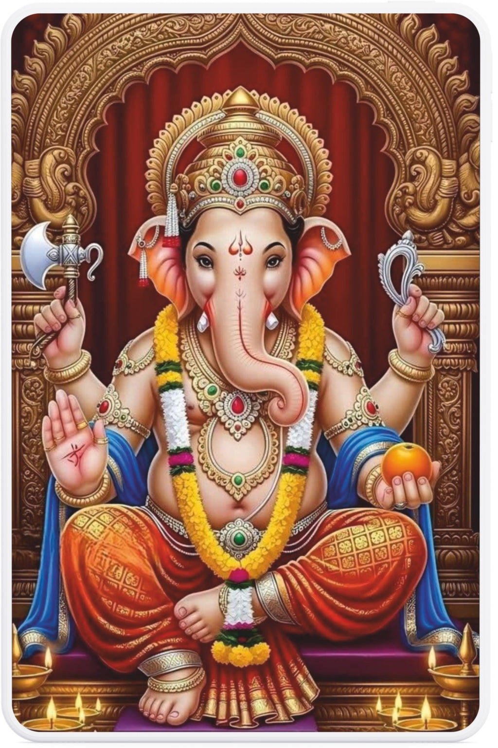 Ganpati Bappa Divine Light Frame