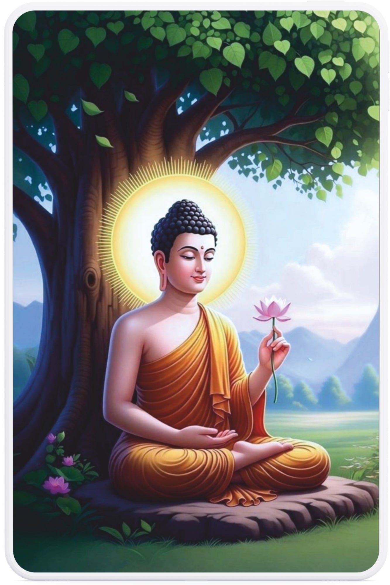 Lord Buddha Illuminated Frame